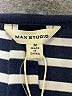 Max Studio Stripes Blue Casual Dress Size M - photo 7