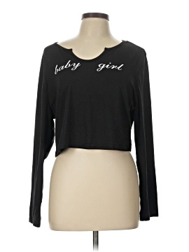 Shein Curve Long Sleeve Top