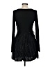 Crystal Doll 100% Polyester Stars Black Cocktail Dress Size M - photo 2
