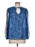 Old Navy Blue 3/4 Sleeve Blouse Size L - photo 1