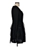 Crystal Doll 100% Polyester Stars Black Cocktail Dress Size M - photo 4