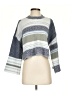 Sincerely Jules Color Block Blue Pullover Sweater Size S - photo 1