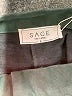 Sage the Label Chevron-herringbone Green Shorts Size S - photo 3