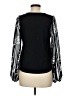 Nine West Black Long Sleeve Blouse Size M - photo 2
