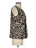 Calvin Klein Animal Print Ivory Sleeveless Blouse Size S - photo 4