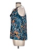 Kensie 100% Polyester Blue Sleeveless Blouse Size L - photo 5