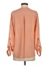 AND-B 100% Polyester Orange Long Sleeve Blouse Size S - photo 2
