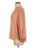 AND-B 100% Polyester Orange Long Sleeve Blouse Size S - photo 5