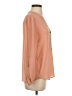 AND-B 100% Polyester Orange Long Sleeve Blouse Size S - photo 4