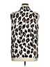 C established 1946 Animal Print Ivory Long Sleeve Blouse Size XL - photo 2
