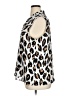 C established 1946 Animal Print Ivory Long Sleeve Blouse Size XL - photo 5