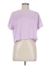 Unbranded 100% Polyester Purple Short Sleeve Top Size M - photo 1