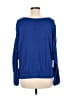 Self Contrast Blue Pullover Sweater Size M - photo 2