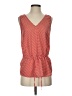 Gap 100% Polyester Red Sleeveless Top Size S - photo 1