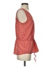Gap 100% Polyester Red Sleeveless Top Size S - photo 4