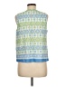 J. McLaughlin Blue Sleeveless Blouse Size L - photo 2