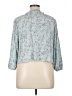 Wallflower 100% Rayon Blue 3/4 Sleeve Blouse Size XL - photo 2