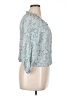 Wallflower 100% Rayon Blue 3/4 Sleeve Blouse Size XL - photo 4