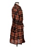 Blooming Jelly Plaid Orange Casual Dress Size M - photo 4