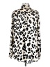 Zara Animal Print Ivory Long Sleeve Blouse Size S - photo 2