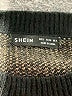 Shein 100% Acrylic Camo Black Pullover Sweater Size 4 - photo 7