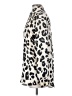 Zara Animal Print Ivory Long Sleeve Blouse Size S - photo 5