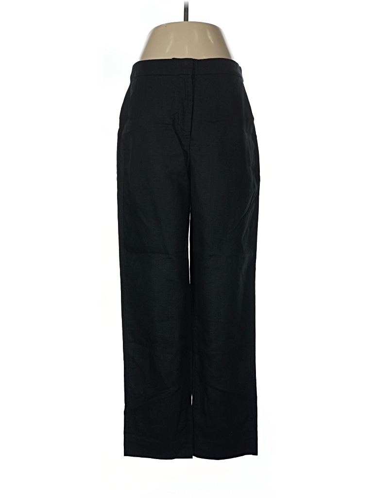 Pre-owned Banana Republic Linen Pants In Black