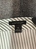 Ann Taylor 100% Polyester Stripes Gray Long Sleeve Blouse Size XXL - photo 7