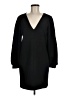 Zara Solid Black Casual Dress Size M - photo 1