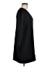 Zara Solid Black Casual Dress Size M - photo 4