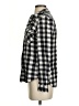 Joe Boxer 100% Cotton Checkered-gingham Black Long Sleeve Button-Down Shirt Size S - photo 5