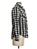 Joe Boxer 100% Cotton Checkered-gingham Black Long Sleeve Button-Down Shirt Size S - photo 4