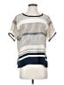 Vince. 100% Silk Ivory Short Sleeve Silk Top Size XS - photo 1