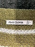 Pink Clover Stripes Green Pullover Sweater Size L - photo 7