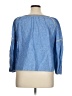 Zara Basic Blue 3/4 Sleeve Blouse Size XL - photo 2