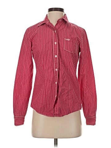 Cruel Girl Long Sleeve Button-Down Shirt (view 1)