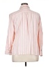 Chico's 100% Rayon Stripes Pink Long Sleeve Button-Down Shirt Size XL (3) - photo 2