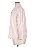 Chico's 100% Rayon Stripes Pink Long Sleeve Button-Down Shirt Size XL (3) - photo 5