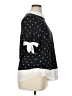 Faith and Joy Polka Dots Black 3/4 Sleeve Blouse Size XL - photo 4