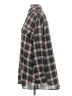 PrettyLittleThing Plaid Gray Long Sleeve Button-Down Shirt Size 2 - photo 5