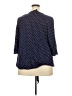 Fred David 100% Rayon Blue 3/4 Sleeve Blouse Size 2X - photo 2