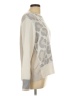 Tribal Animal Print Ivory Pullover Sweater Size L - photo 4