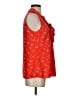 Poema 100% Polyester Red Tank Top Size S - photo 4