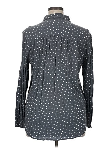 Ann Taylor LOFT Outlet Long Sleeve Button-Down Shirt (view 2)