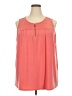 Assorted Brands Pink Sleeveless Blouse Size 2X (estimated) - photo 1