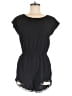 Staring at Stars 100% Rayon Solid Black Romper Size L - photo 1