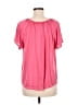 Kim Rogers Pink Short Sleeve Blouse Size M - photo 2