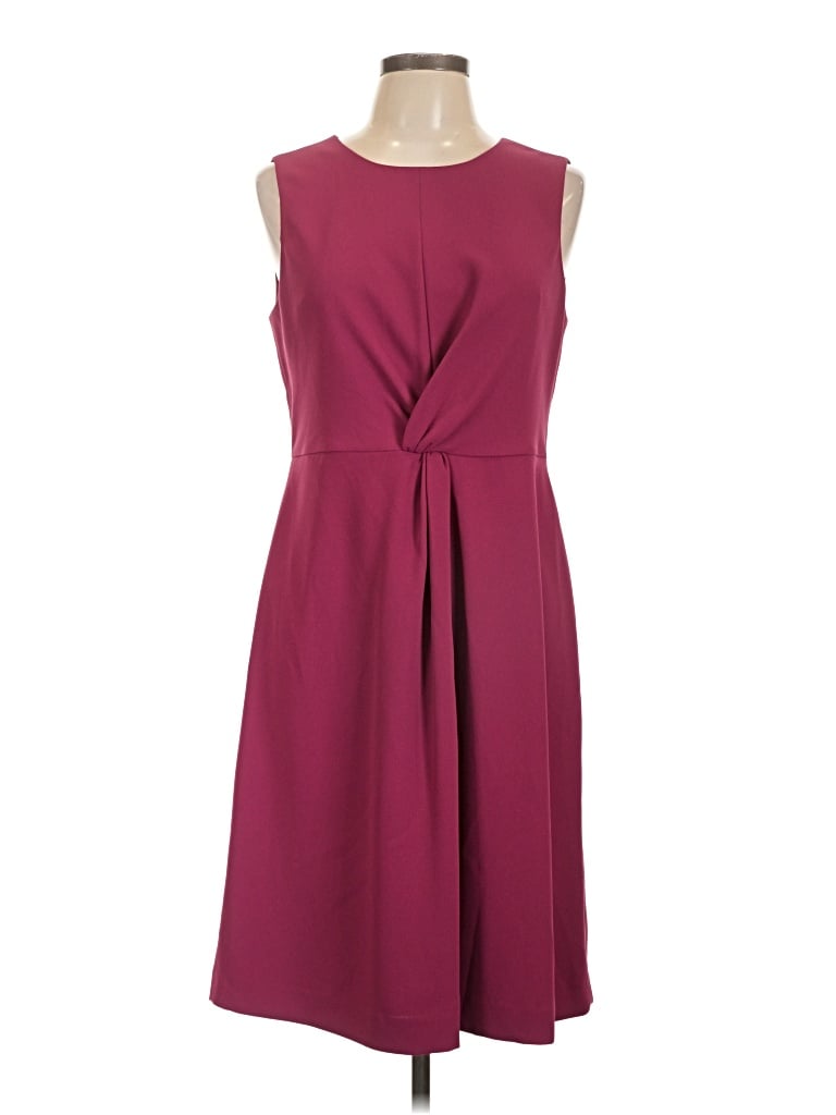J.crew Factory Store Cocktail Dress In Burgundy