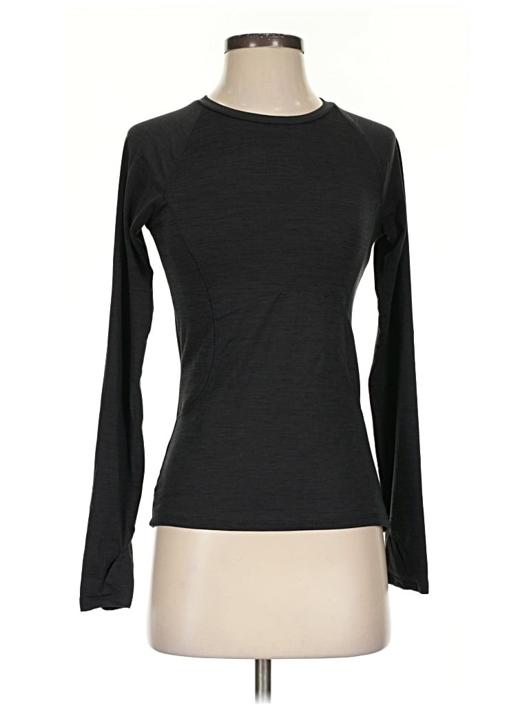 Pre-owned Spyder Long Sleeve T-shirt In Gray