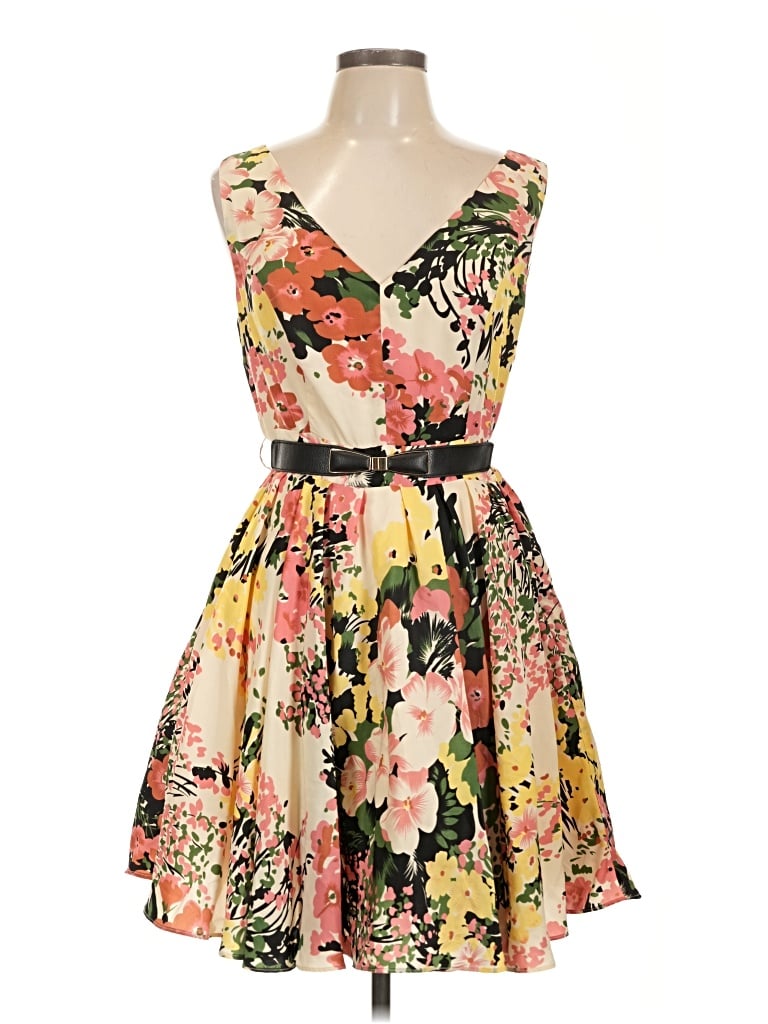 Pre-owned Darling Cocktail Dress In Yellow